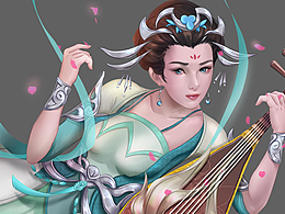 敦煌飞天 “杨玉环”皮肤设计