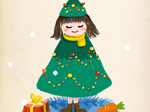 圣诞:christmas_tree:快乐—gif小插画