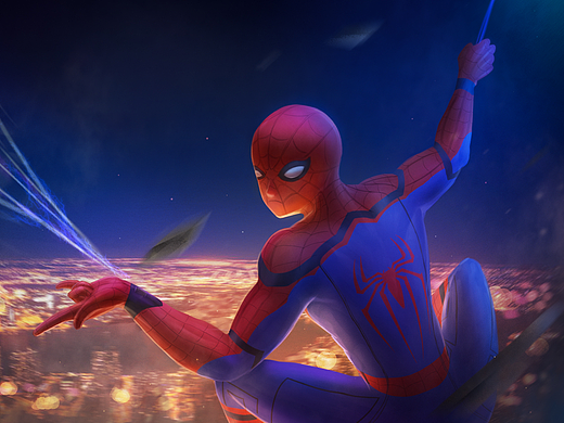 Spider-Man 蜘蛛侠同人插画（个人主页-ZMjM4NDc3NjA=） - 商业插画 - 站酷设计师Tatta_原创素材 - 站酷ZCOOL