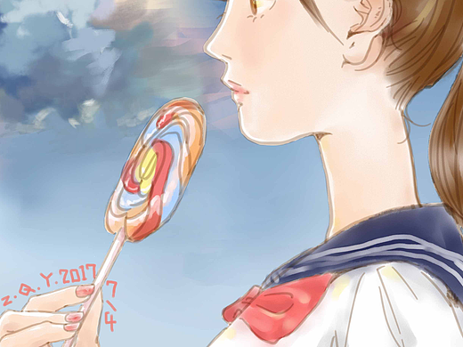 高中女生（個(gè)人主頁-ZMjM1OTkwMzY=） - 創(chuàng)作習(xí)作 - 站酷設(shè)計(jì)師一小朵云云云原創(chuàng)素材 - 站酷ZCOOL