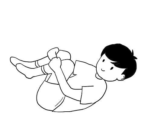 运动动作小插画