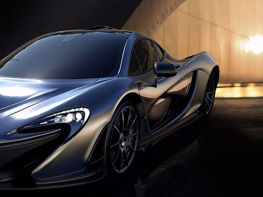 McLaren P1 Keyshot渲染 Photoshop后期教程