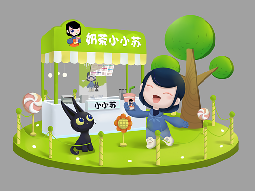 小小苏&SOLO猫    插画合集