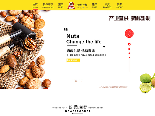 坚果首页制作