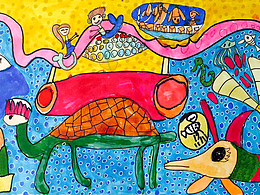 小鱼世界&神秘海底力量（6岁画）