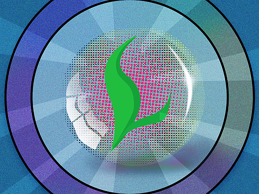 弹珠里的绿色  别让绿色变成回忆