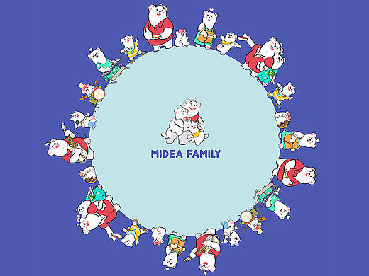 MideaFamily图案创意设计