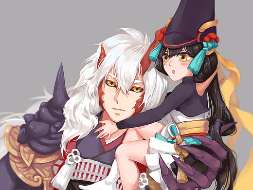 大茨木和小妖刀