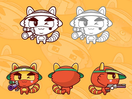 运动吉祥物形象设计