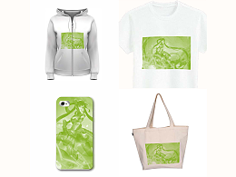 丝网印制人物元素衍生品