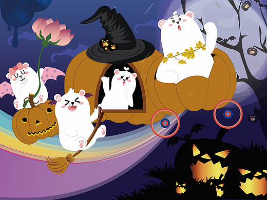 南瓜馬車想去哪（個(gè)人主頁-ZMzQ2ODkwNjA=） - 圖案 - 站酷設(shè)計(jì)師丸丸制造姬原創(chuàng)素材 - 站酷ZCOOL