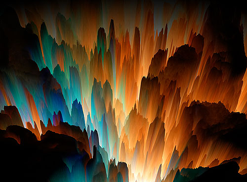 深渊/ps 3d功能制作海报