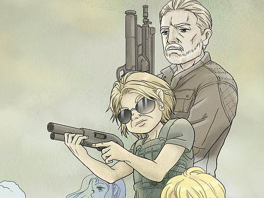 終結(jié)者 黑暗命運(yùn)（個人主頁-ZMzk0ODU4MTI=） - 商業(yè)插畫 - 站酷設(shè)計(jì)師wamy103原創(chuàng)素材 - 站酷ZCOOL