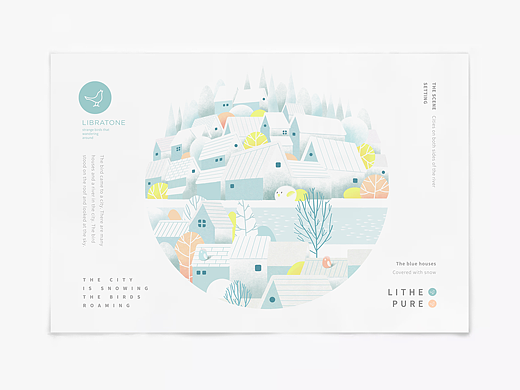 出门漫游的小鸟 小鸟音响 TRACK+插画海报设计案