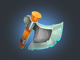 斧子像素画gifui界面hyhtz0824广州|ui设计师白卡kn深圳|设计爱好者