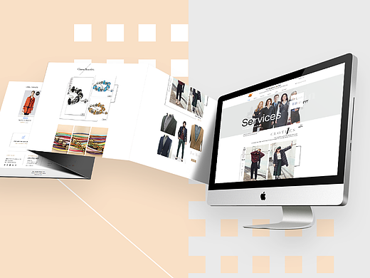 欧美简约风电商网页 外贸电商网站