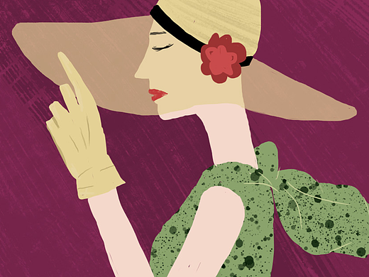 vouge 封面插画re-draw