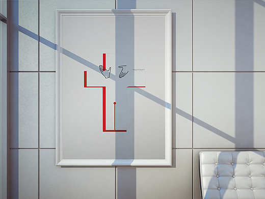 反家暴海报设计