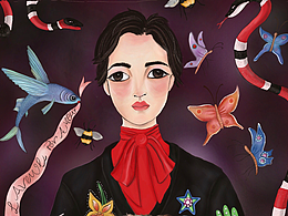 GUCCI时尚插画（临摹）