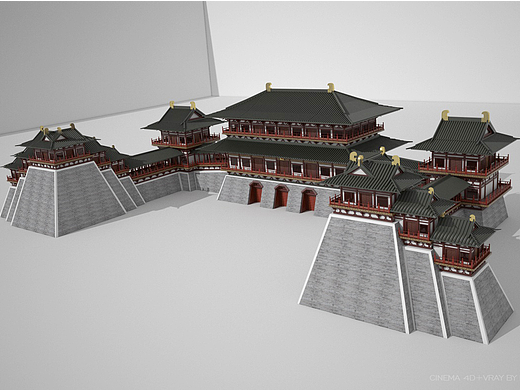 应天门三维建模
