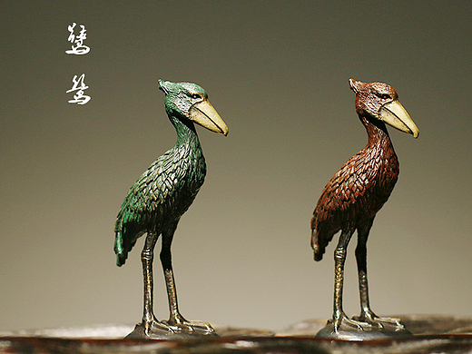 原创鹭鸶精致小摆件