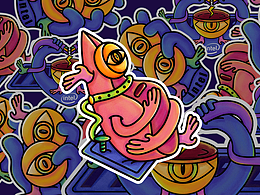 #英特爾創(chuàng)意貼紙設計 #