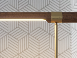 Linear Wood LED Table Lamp  共享模型