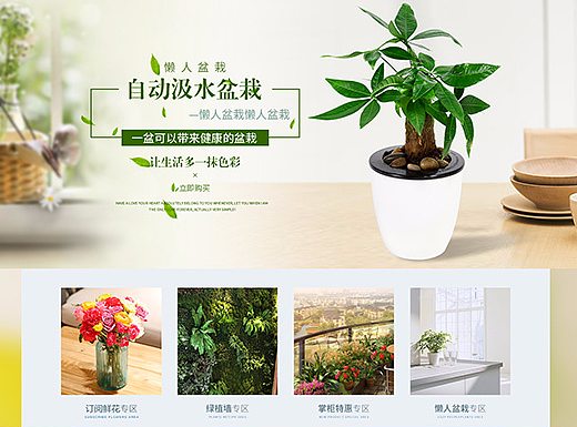 天猫绿植首页