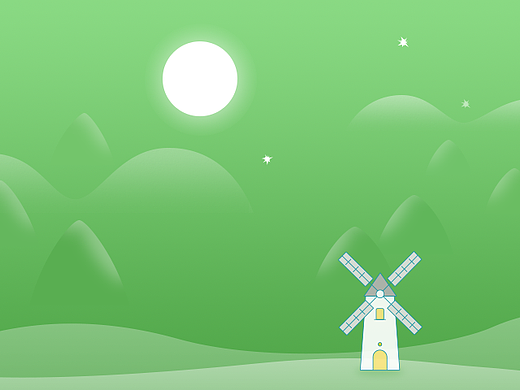 绿色系APP动效展示