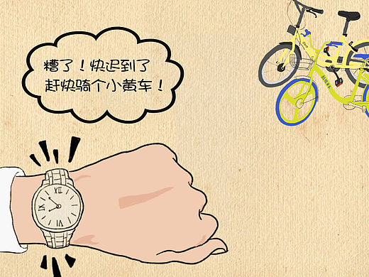 共享單車漫畫（個人主頁-ZMjMzMjg1MDg=） - 短篇/格漫 - 站酷設(shè)計(jì)師橘子紅了0原創(chuàng)素材 - 站酷ZCOOL