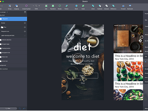 美食APP_练习作品