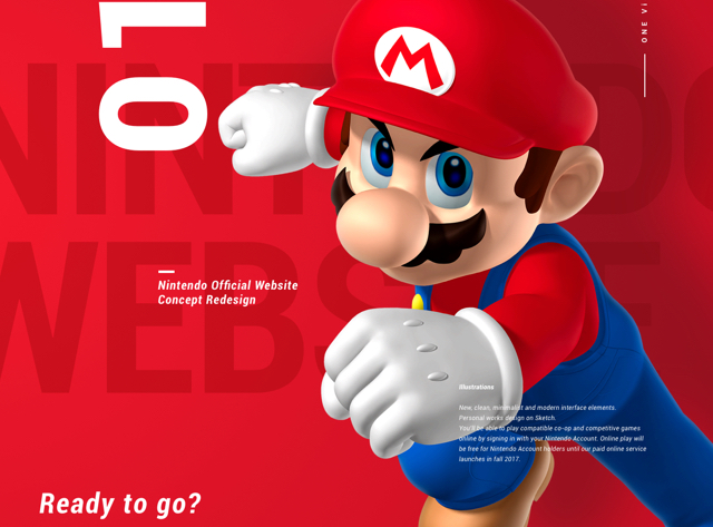 Nintendo Website Redesign