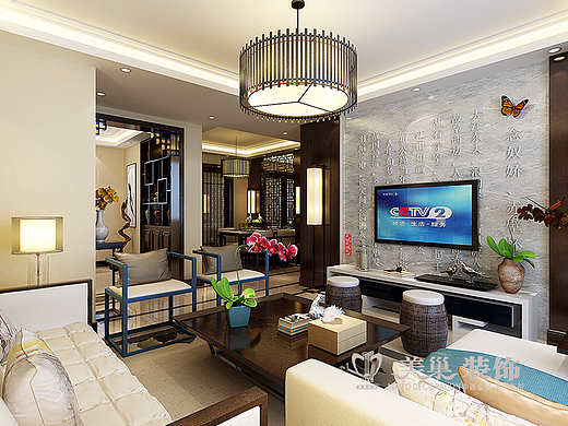 郑州清华大溪地，一首《念女娇赤壁怀古》来装饰客厅