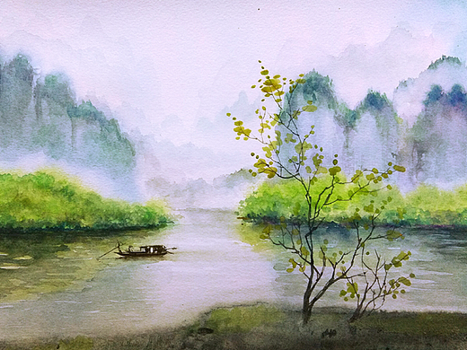 古诗配画
