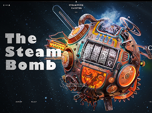 超写实鼠绘《Steam Bomb》