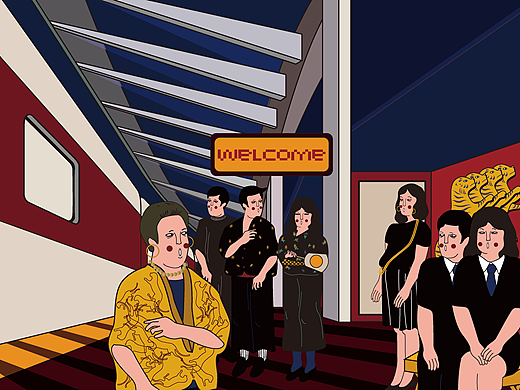 《中华百态店》（个人主页-ZMjI0MjAxOTI=） - 艺术插画 - 站酷设计师陈大兄原创素材 - 站酷ZCOOL