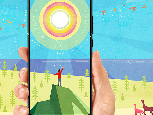 小米手機海報 新視界（個人主頁-ZMjUyNDg4MjQ=） - 海報 - 站酷設(shè)計師丁兩原創(chuàng)素材 - 站酷ZCOOL