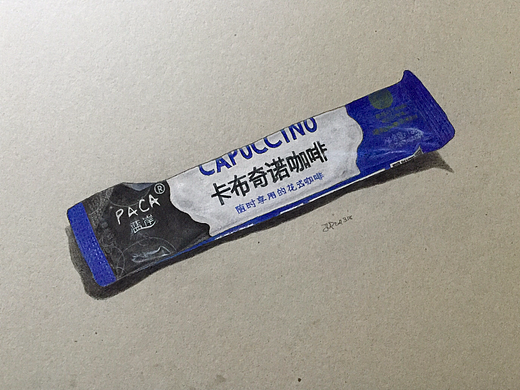 速溶咖啡包（个人主页-ZMjM2NDczODQ=） - 绘画 - 站酷设计师万住JUP原创素材 - 站酷ZCOOL