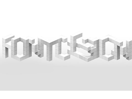 立体字体设计