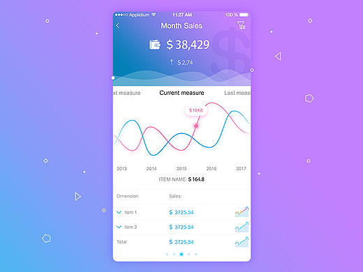 APP附PSD源文件-财务类数据界面(1)