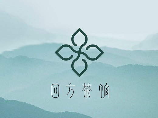 四方茶馆logo