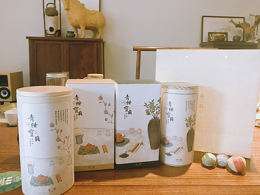 茶包裝插畫設計