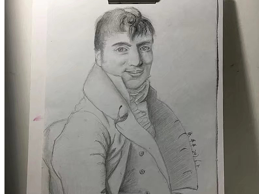 临摹安格尔素描画集