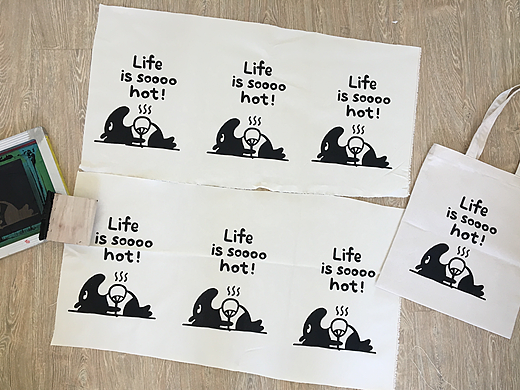 丝网印刷|☺️自己在家也能印制帆布包☺️