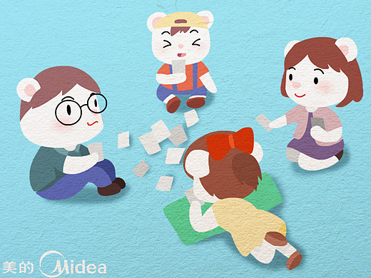 Midea熊这一家
