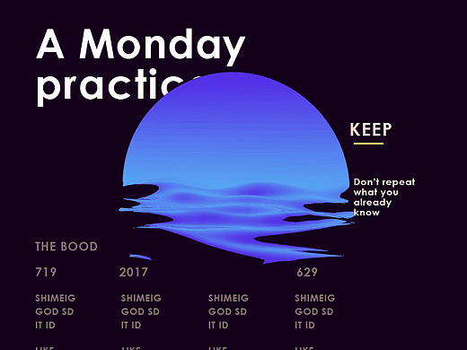 一周一练动态海报