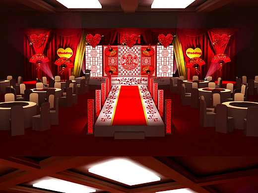 中国风婚礼设计（个人主页-ZMjI4MDAyNjQ=） - 舞台美术 - 站酷设计师罗邦志原创素材 - 站酷ZCOOL