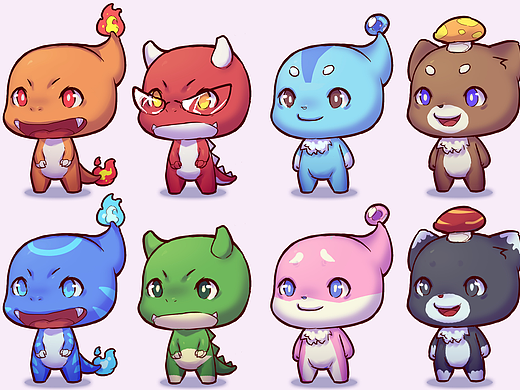 吉祥物设计 插画 角色设计