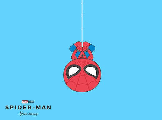 Spider-man小插画+小动效（个人主页-ZMjI3Njk1ODA=） - 创作习作 - 站酷设计师大大大大大橙子原创素材 - 站酷ZCOOL
