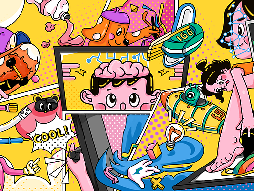 新姿勢，多創(chuàng)造（個人主頁-ZMzgyODkxNjA=） - 海報 - 站酷設(shè)計師我是李阿姨原創(chuàng)素材 - 站酷ZCOOL